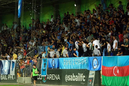 Səbail futbol komandası avrokubokda debüt edib - FOTOREPORTAJ
