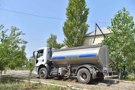 Neftçalaya çəkilən magistral su kəmərinin 50 %-i hazırdır