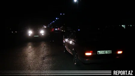 Kürdəmirdə piyada yol-nəqliyyat hadisəsində xəsarət aldı