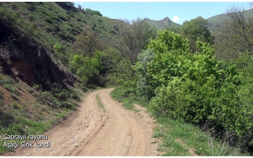 Footage from Ashaghi Sirik village of Jabrayil