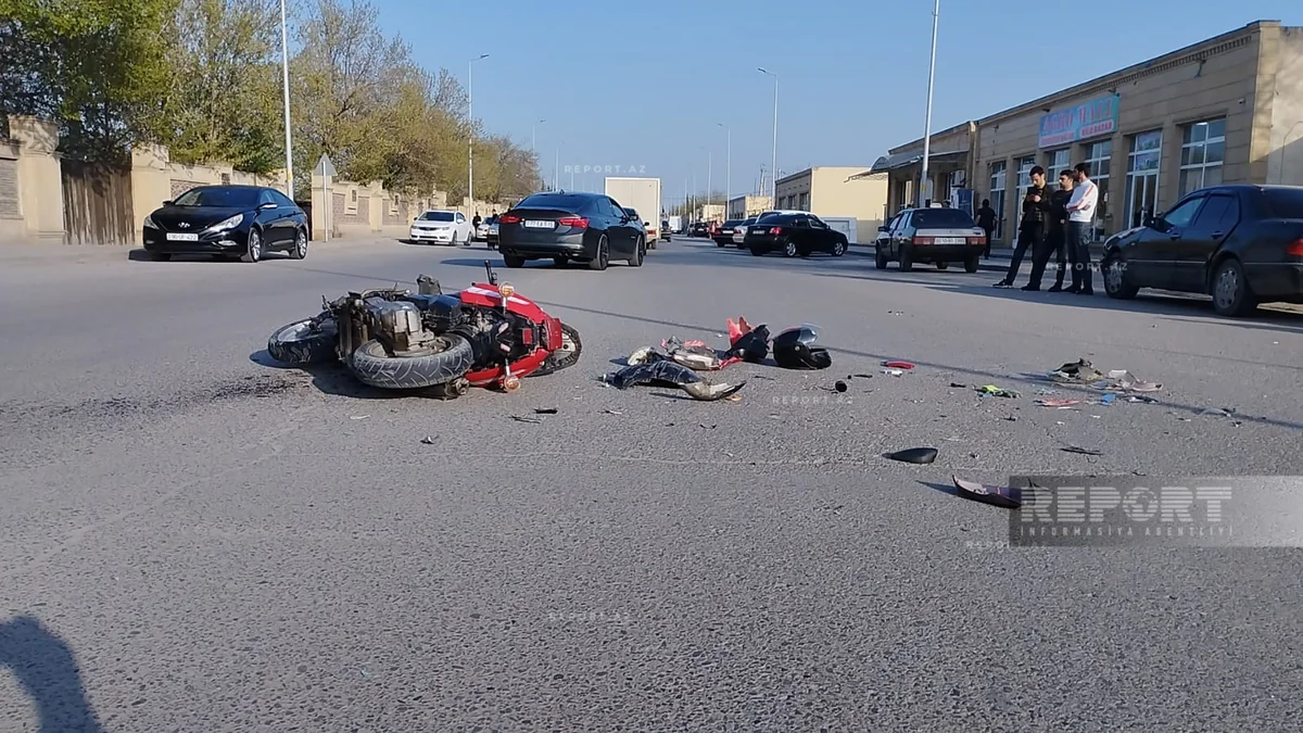 Kürdəmirdə avtomobil 72 yaşlı motosikletçini vuraraq öldürüb
