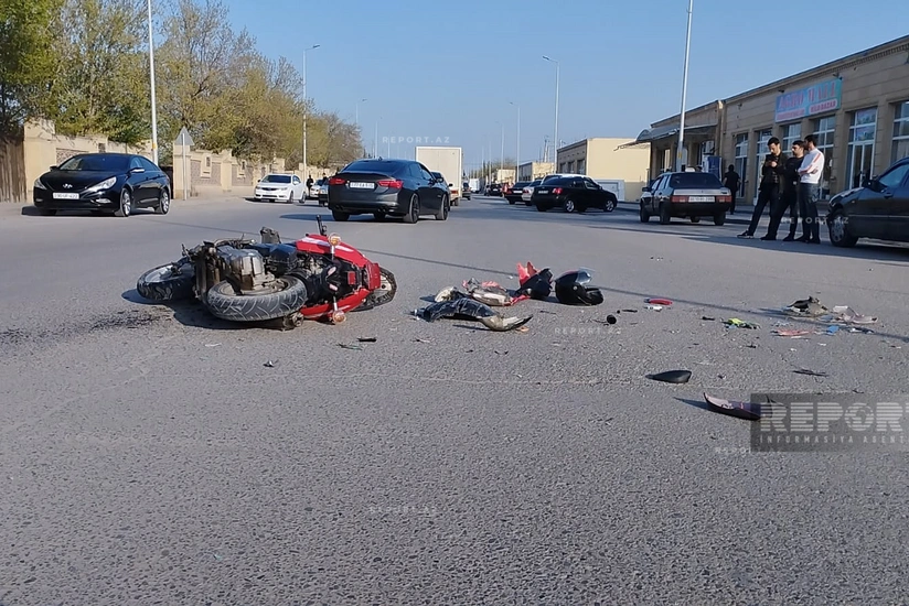 Kürdəmirdə avtomobil 72 yaşlı motosikletçini vuraraq öldürüb