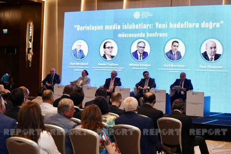 “Dərinləşən media islahatları: Yeni hədəflərə doğru” mövzusunda konfrans keçirilib