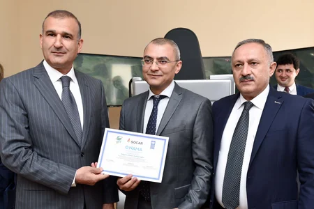SOCAR və BMT rəsmiləri Eko-sürücülük simulyatoruna baxış keçiriblər