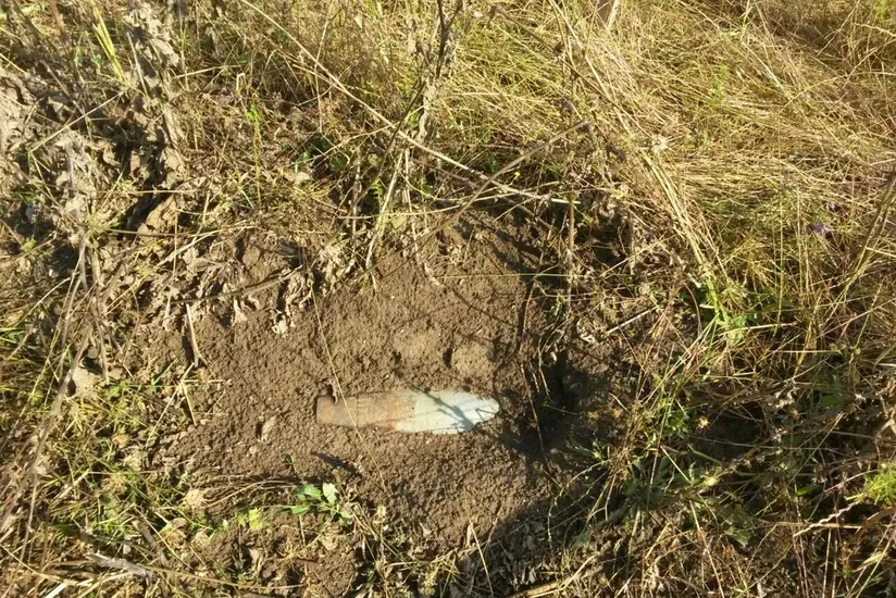 ANAMA Tərtərdə 3 ədəd Qrad raketinin mühərrik hissəsini tapıb