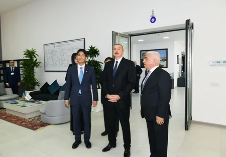 President Ilham Aliyev attended ceremony to launch “Shimal-2” power station