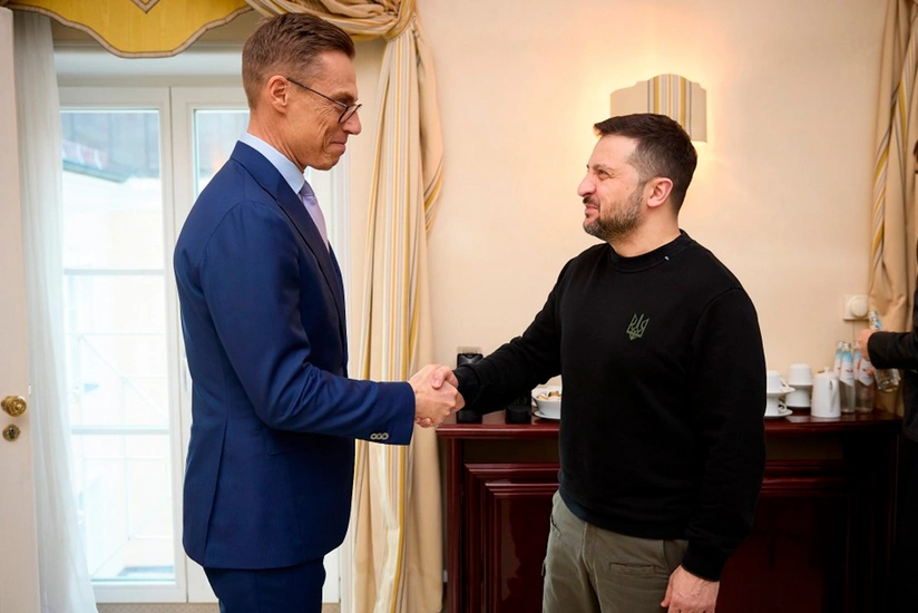 Zelenski Helsinkidə səfərdədir