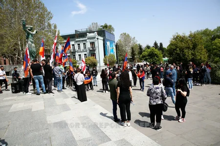 Tbilisidə ermənilərin keçirdiyi aksiya başa çatıb