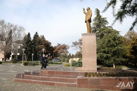 Saleh Məmmədov Naftalanda vətəndaşları qəbul edib