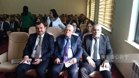 BDU alimləri Tərtər məktəblilərinə Heydər Əliyevin irsi ilə bağlı mühazirə deyiblər
