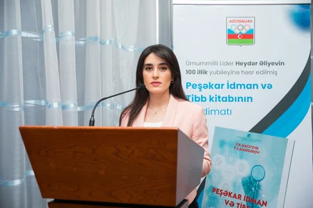 Heydər Əliyevin 100 illiyinə həsr olunmuş “Peşəkar İdman və Tibb” kitabının təqdimatı olub