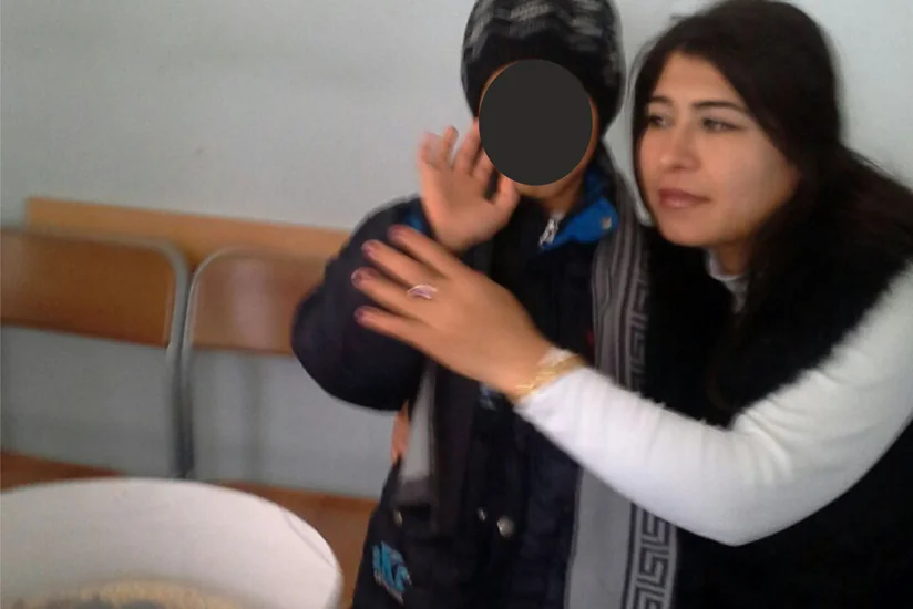 Övladını satdığına görə tutulan qadın oğlunun ad gününü uşaq evində qeyd edib - FOTO