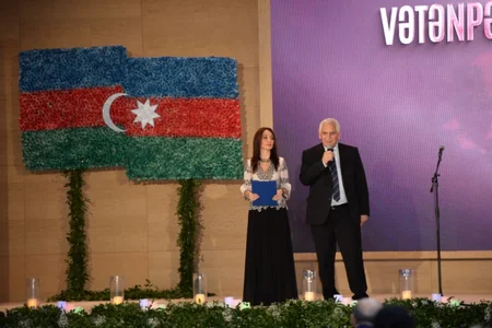 Leyla Əliyeva Qəbələdə keçirilən “Poeziya günü”ndə öz şeirlərini səsləndirib