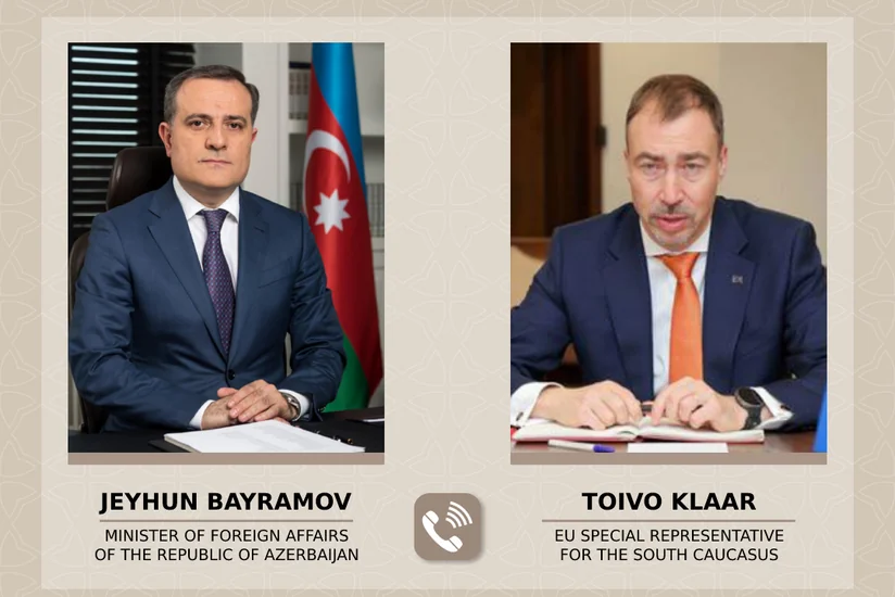 Джейхун Байрамов обсудил со спецпредставителем Евроссоюза ситуацию в Карабахе