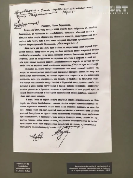 UNESCO-da almanların Qafqaza gəlişinin 200 illiyi münasibətilə sərgi təşkil olunub - FOTO