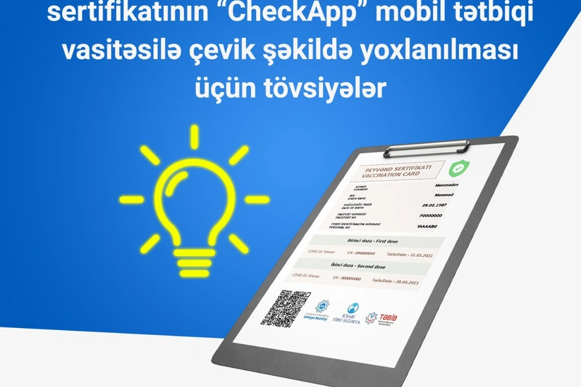 Dövlət Agentliyi COVID-19 pasportunun yoxlanılması hallarını açıqlayıb