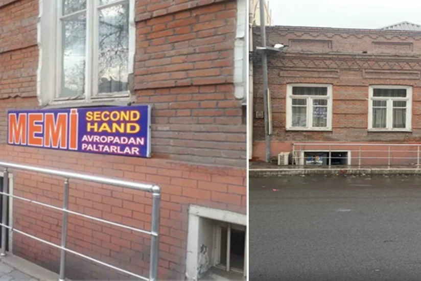 Gəncədə 25 memarlıq abidəsinin fasadına vurulan qanunsuz reklam lövhələri sökülüb