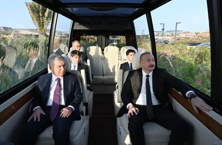 Azərbaycan və Özbəkistan prezidentləri “Sea Breeze” istirahət mərkəzində olublar