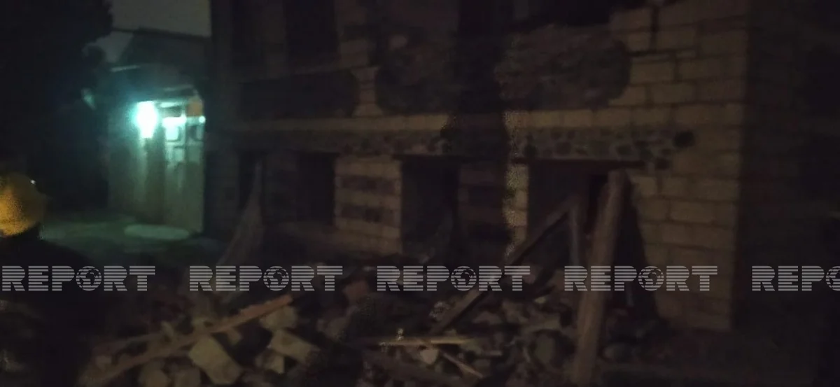 Gəncədə evdə partlayış olub, ana və oğlu xəsarət alıb