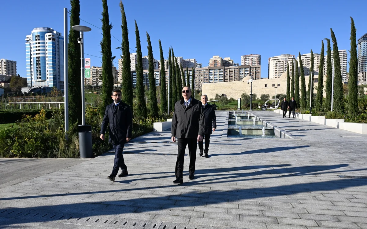 Prezident Bakıda Mərkəzi Parkın üçüncü hissəsinin açılışında iştirak edib - YENİLƏNİB