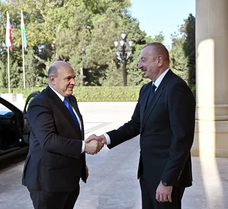 President Ilham Aliyev, Prime Minister of Russia Mikhail Mishustin hold expanded meeting - UPDATED
