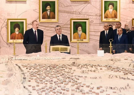 President Ilham Aliyev visits memorial complex People's memory’ in Ashgabat