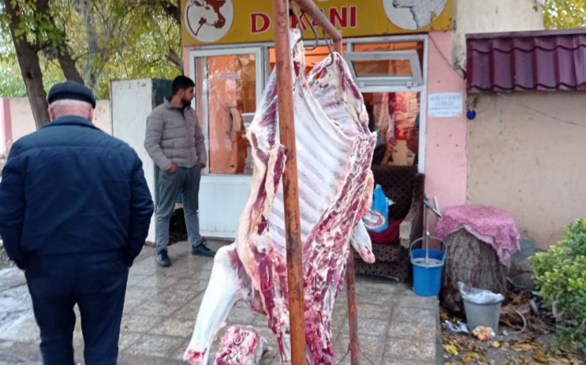 Ağcabədidə 42 qanunsuz heyvan kəsimi məntəqəsi aşkarlanıb