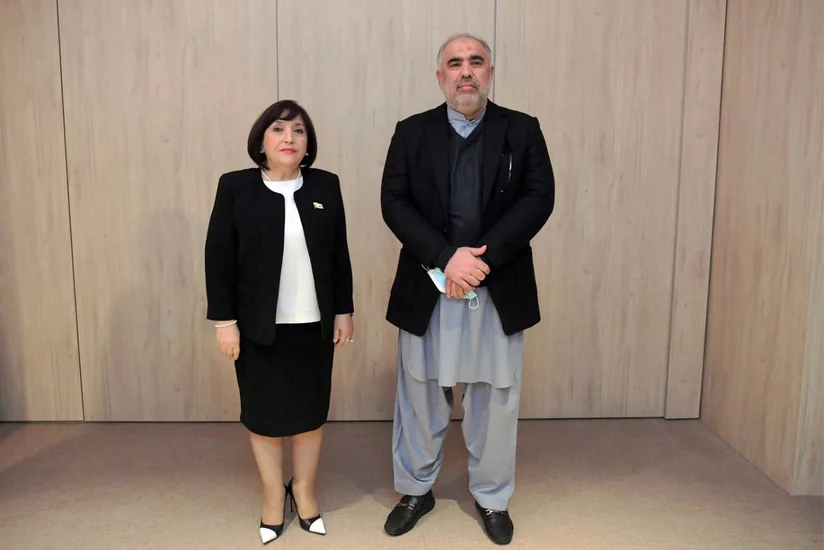 Сахиба Гафарова встретилась в Испании с пакистанским коллегой