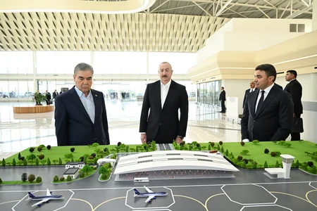 Gurbanguly Berdimuhamedov arrives in Fuzuli district