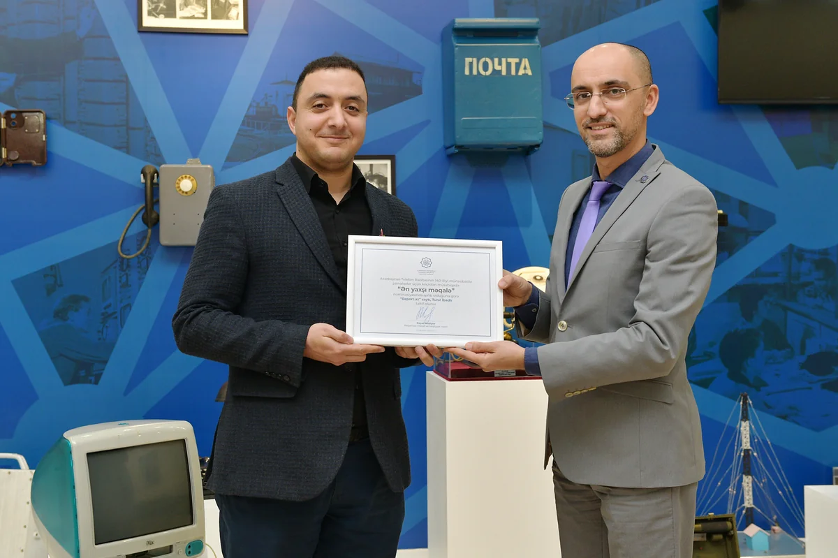 “Report”un əməkdaşı Rəqəmsal İnkişaf və Nəqliyyat Nazirliyinin müsabiqəsinin qalibi olub