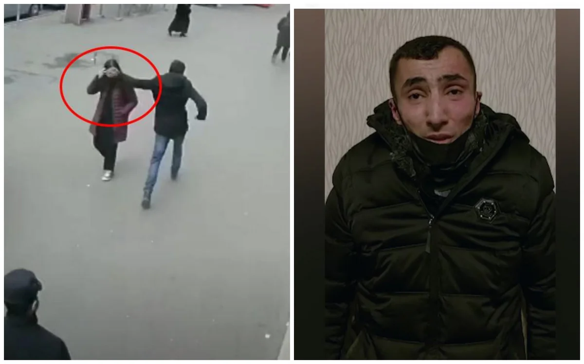 Bakıda küçədə məktəbli qıza sillə vuran şəxs saxlanılıb, cinayət işi açılıb