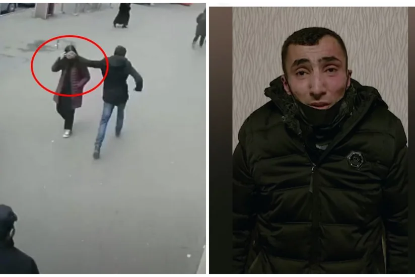 Bakıda küçədə məktəbli qıza sillə vuran şəxs saxlanılıb, cinayət işi açılıb