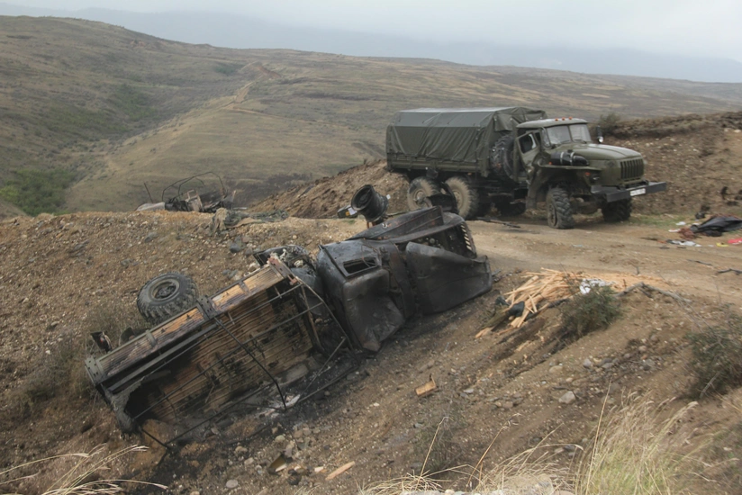 Armenian military equipment destroyed