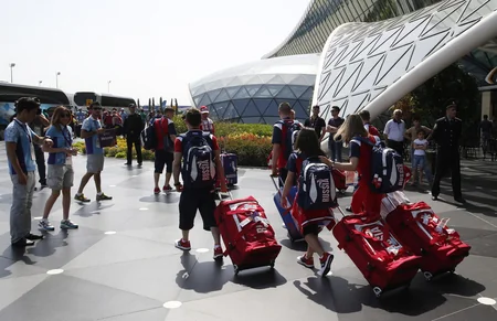 ​Russian national gymnastics team arrive in Baku