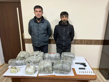Cəbrayılda 21 kq-dan artıq narkotik, həb və tapança aşkarlanıb