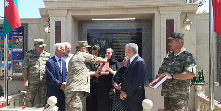 Zabit atanın şəhid oğlunun doğum günü qeyd edilib