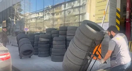 Bakıda təkər satışı və təmiri mərkəzində yanğın təhlükəsizliyi tələbləri kobud şəkildə pozulub