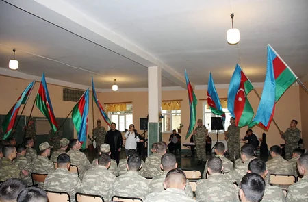 Hərbi qulluqçuların asudə vaxtı yüksək səviyyədə təşkil olunur