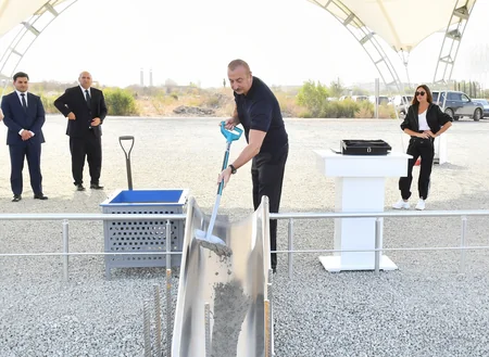 President, First Lady attend groundbreaking ceremony for City Hotel Agdam