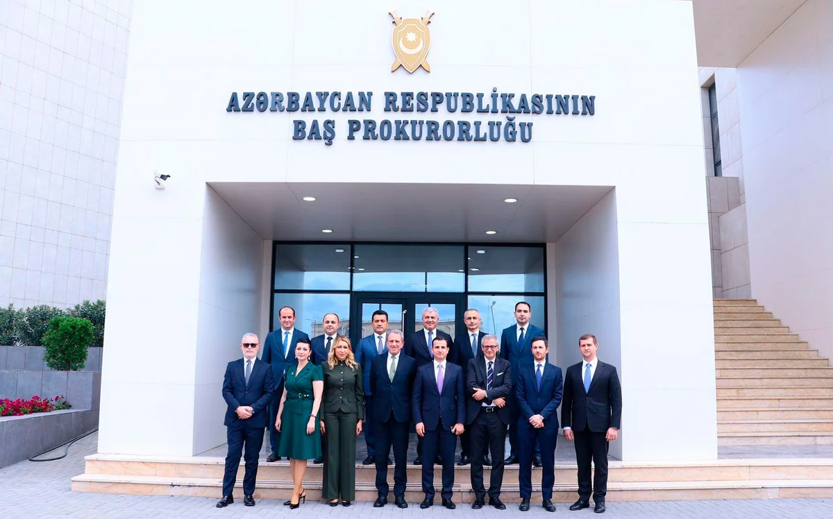İtaliyanın Baş prokuroru Azərbaycanın müvafiq qurumlarının rəhbərləri ilə görüşüb