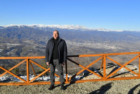 Prezident Xocalının Dağdağan kəndində olub - YENİLƏNİB