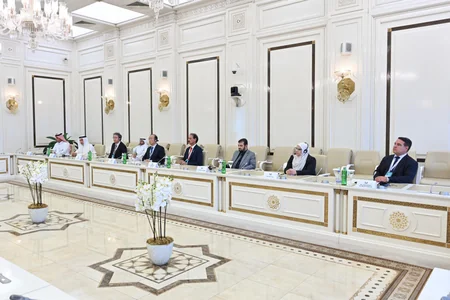 Participants of joint meeting of ASOSAI and ARABOSAI to visit Shusha