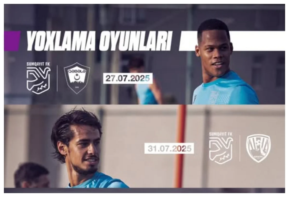 Sumqayıtın yoxlama görüşlərindəki rəqibləri bəlli olub