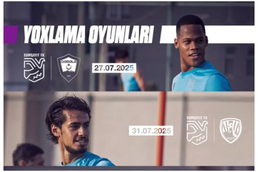 Sumqayıtın yoxlama görüşlərindəki rəqibləri bəlli olub