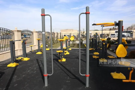 Türkan qəsəbəsində idman zalının açılışı olub