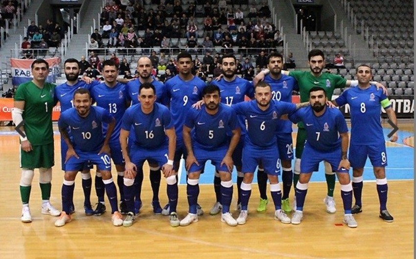 Azərbaycan futzal millisi Xorvatiyaya məğlub olub