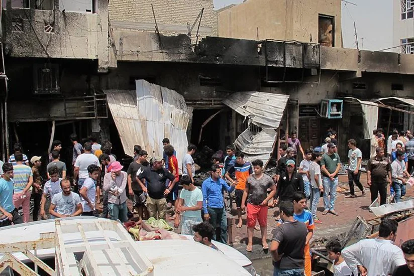 Bağdadda terror aktı nəticəsində 9 nəfər həlak olub, 30 nəfər yaralanıb