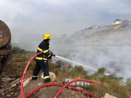 Biləcəridə açıq sahədə baş verən yanğın söndürülüb
