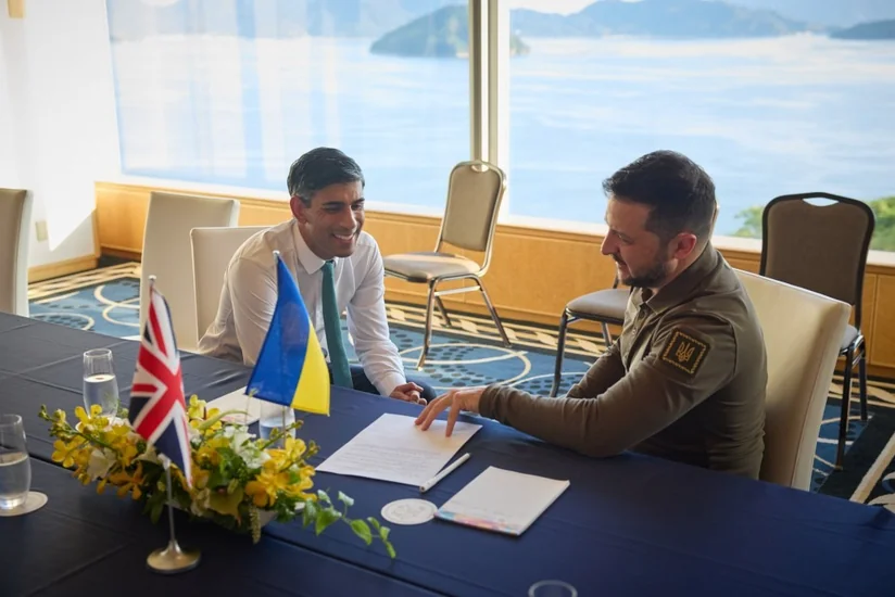 Volodimir Zelenski son bir həftədə ikinci dəfə Britaniyanın Baş naziri ilə görüşüb