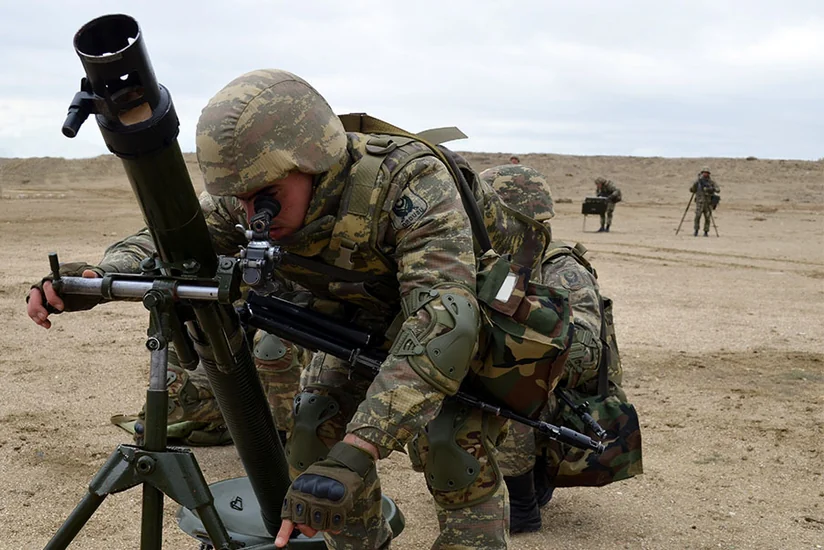 Demonstration battalion tactical exercises held in Azerbaijan Army